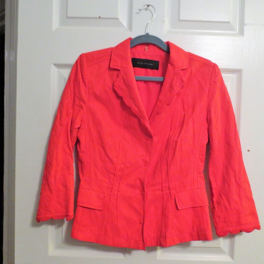 Coral Elie Tahari Blazer Size 8